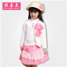 品质童装2013新款韩版秋冬女童套装外贸童装3件套长袖卫衣套装