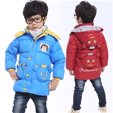 2013时尚潮流冬季儿童高中档棉衣加厚儿童棉衣冬款卡通棉袄