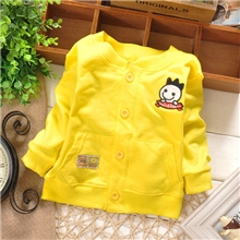 特价男女童春新款韩版ALLO娃娃头儿童宝宝开衫