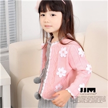 卷卷毛2013童装手工针织开衫宝宝毛衣东莞童装女童韩版小外套