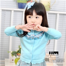 卷卷毛2013秋季热卖女童蕾丝花边毛衣外套宝宝针织韩版小开衫