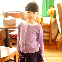 卷卷毛2013秋季新款薄款针织女童毛衣开衫童装排扣韩版外套