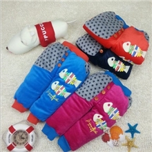 2013秋冬款童裤批发韩版卡通鱼骨头羽绒裤小童裤外贸童裤批发