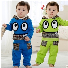 童套装批发秋冬儿童宝宝韩版大眼睛中小童运动童装外贸厂家批发