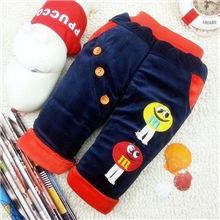 冬款童装批发韩版小童宝宝童裤秋冬款儿童棉裤休闲加厚童裤