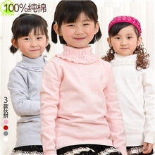 乐米屋儿童女童毛衣纯棉打底衫童装毛衣批发外贸原单3款混批