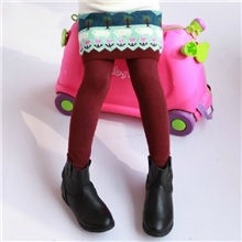 花颜巧语2013秋冬新款宝宝女童装针织不倒绒韩版裙裤批发儿童裤裙