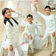 儿童内衣男女童纯棉秋衣秋裤棉毛衫套装宝宝家居服