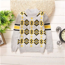 2013秋款童装好吉宝儿童针织条纹套头童毛衣男中小童毛衣批发