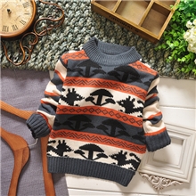 好吉宝秋款童装小中童圆领热销针织男童毛衣厂家直销童装批发