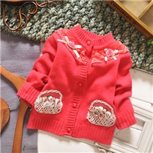 2013秋款童装好吉宝开衫童毛衣儿童毛衣女小中童开衫毛衣