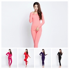 【伙拼】蓓娅琪经典圆领无缝美体保暖内衣玫瑰套装内衣6802