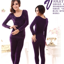 女士无缝美体内衣薄款套装圆领修身保暖内衣夜市地摊厂家供货