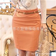 【虎门】小魅娘品牌一件代发韩版2013秋季新款西装料女式半身裙