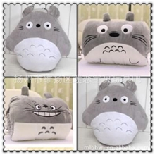 新品批发毛绒玩具冬天暖手宝龙猫手捂暖手筒龙猫抱枕暖手