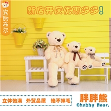 宾丽布尔泰迪熊毛绒玩具熊正版泰迪熊大中小号公仔布娃娃胖胖熊