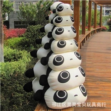 趴地熊公仔生日礼物抱枕生日毛绒玩具批发趴地熊猫泡沫粒子