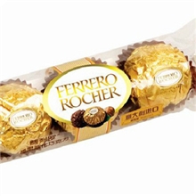 T3费列罗榛果威化巧克力3粒装休闲食品批发(一盒16条）