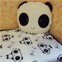 情人节礼物熊猫毯子空调被抱枕靠枕空调毯两用毛绒玩具礼物