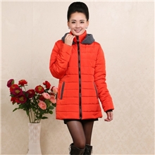 厂家秋冬中老年女装棉衣中年女装连帽保暖加厚棉袄棉服外套批发