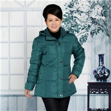 2013新款中老年羽绒服女装加肥加大加厚妈妈装中年羽绒服女