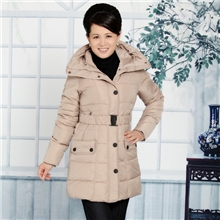 2013新款中老年羽绒服女装中长款加厚中年女士羽绒服厂家直销