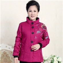 2013冬装新款中老年女装棉衣妈妈装上衣秋冬中年女棉服冬季厚外套