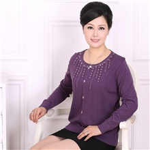 高档2013中老年妈妈装冬季新款女装羊绒羊毛衫女士毛衣厂家批发