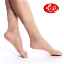 浪莎正品丝袜水晶丝短袜夏季浪莎超薄短丝袜女士浪莎短袜子