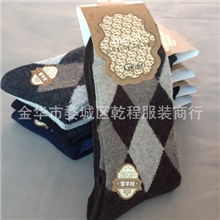 兔羊毛袜男士羊毛袜子兔毛袜男袜加厚保暖袜反季促销批发