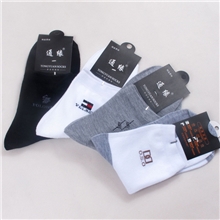 男士运动全棉袜子中筒纯棉诸暨运动袜子棉袜批发厂家东北棉袜
