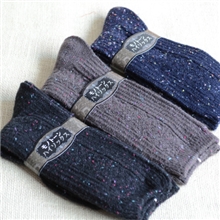 外贸原单点纱男羊毛中筒袜保暖秋冬男士商务羊毛袜潮袜