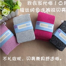 （促销）儿童连裤袜批发/银丝全棉连裤袜/日单袜批发/外贸袜子