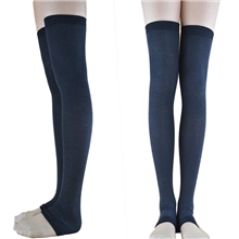 2013冬季新款女袜时尚韩版个性拼色过膝袜冬季女士必备过膝袜潮