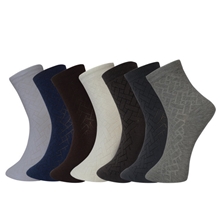 袜子秋冬款全棉纯棉男士中筒诸暨袜子保暖休闲男人袜厂家批发