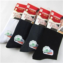 E05批发供应浪莎男士全棉商务休闲袜纯棉吸汗透气袜子wazi