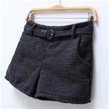 【伙拼】韩菲服饰加厚毛呢料短裤靴裤韩版女秋冬