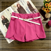 糖果色修身弹力女式短裤热裤白色休闲时尚热卖打底短裤裙2015