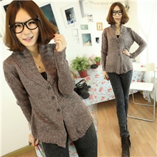 y507韩国女式毛衣批发女式针织外套针织衫复古毛衣尾货清仓