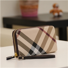 新款热卖欧美时尚格纹手拿包真皮手抓女包广州女包批发钱包