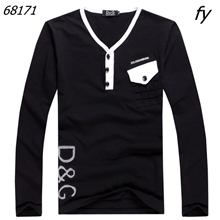 出口品质男装T新款长袖T恤休闲修身纯色男士打底衫批发