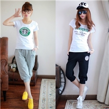 夏季七分裤女宽松显瘦7分裤修身休闲裤大码短裤胖mm中裤韩版运动