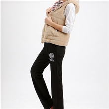 (AP加厚）加绒加厚休闲运动裤女直筒显瘦大码纯棉