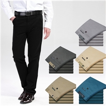新款韩版休闲裤秋冬款加厚修身男裤多色百搭商务休闲直筒裤B688