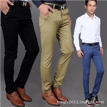 批发男休闲裤秋季男士休闲裤长裤纯棉休闲裤直筒男长裤
