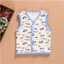 厂家直销13-205帅鹿2013新品浅蓝小汽车羊羔绒马甲火爆上市