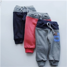 2013年最新冬款外贸童装男女童加厚休闲裤紧腰长裤批发热卖