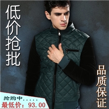 时尚男士立领棉衣气质百搭款男士保暖棉衣灯芯绒拼接款男士棉衣