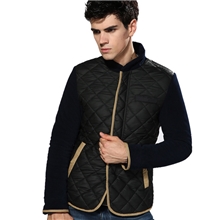 立领气质款男士修身棉衣外套百搭潮流男士休闲棉衣西装版棉衣男