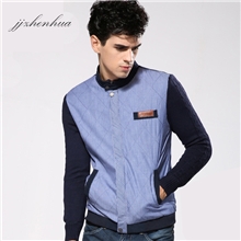 9.4备货节羊毛插肩时尚男士夹克外套立领条纹时尚男士夹克外套